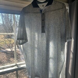 Greyson Polo Shirt - Blue and White Wolves